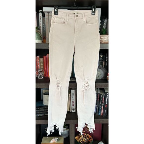 NWOT L'AGENCE High Line High Rise Skinny Jeans In Light Pink Size 25 - Picture 13 of 15